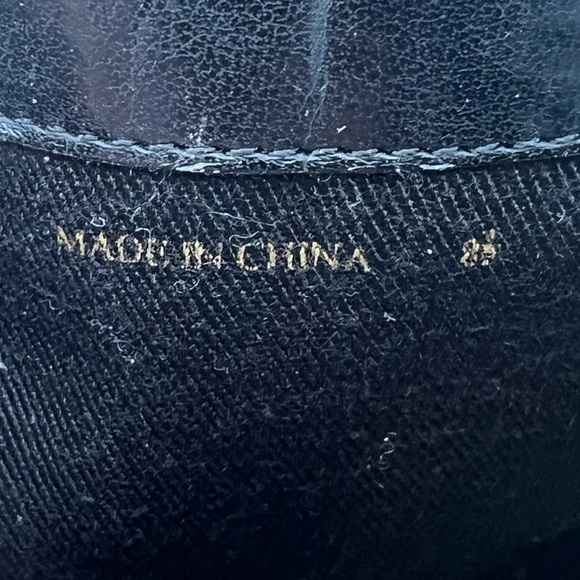 DV By Dolce Vita Black Brown Leopard Print Wedge Heels Size 8 1/2 Women's - Picture 4 of 9